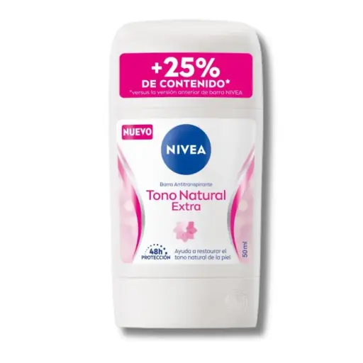 [672146] DESODORANTE NIVEA MUJER BARRA TONO NATURAL EXTRA 54G
