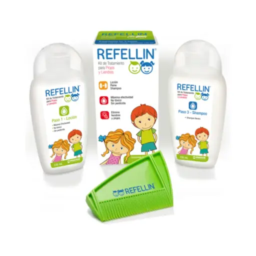 [553120] REFELLIN KIT TRATAMIENTO 270ML (SHAMPOO/LOCION/PEINE)