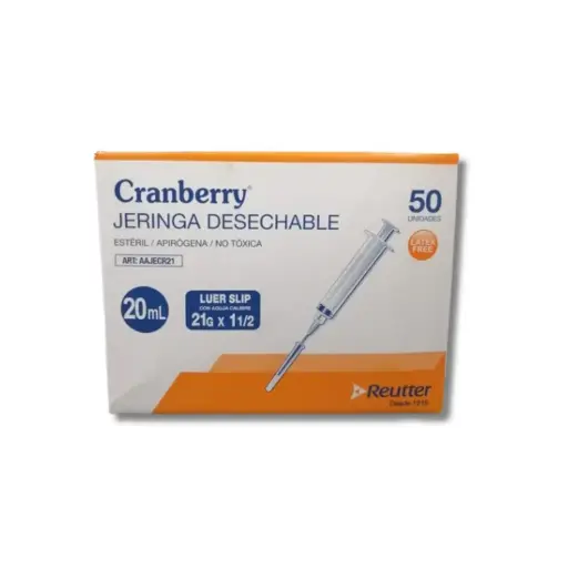 [997745] JERINGA DESECHABLE LUER SLIP 20ML DISPLAY X50U