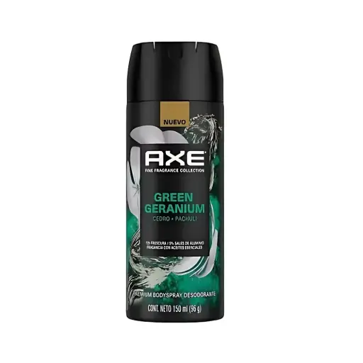 [970037] DESODORANTE AXE SPRAY GREEN GERANIUM 150ML