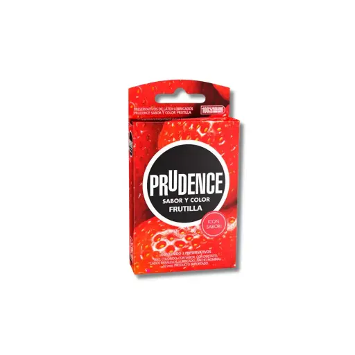 [369978] PRESERVATIVO PRUDENCE X3U FRUTILLA