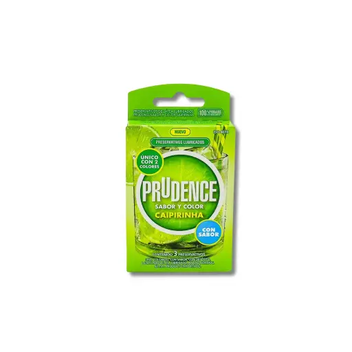 [923971] PRESERVATIVO PRUDENCE X3U CAIPIRINHA