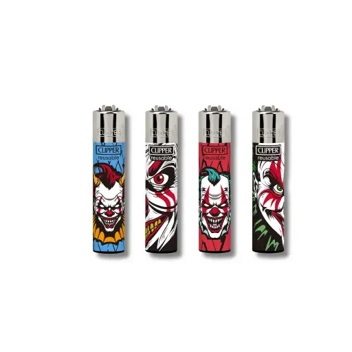[323971] ENC.CLIPPER REUSABLE LOVELY CLOWNS X24U
