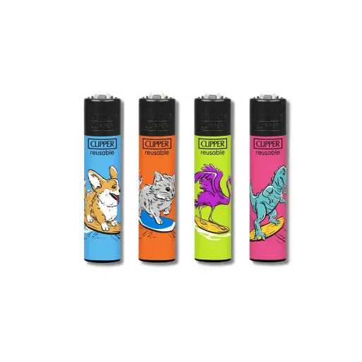 [889741] ENC.CLIPPER REUSABLE SURF ANIMALS X24U