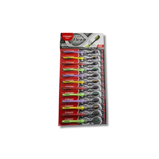 [593310] CEPILLO COLGATE SUPER FLEXI CARBON X12U (MEDIO)