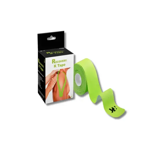 [298890] CINTA KINESIOLOGICA VERDE 5CMX5M 20TIRAS PRECORTADA