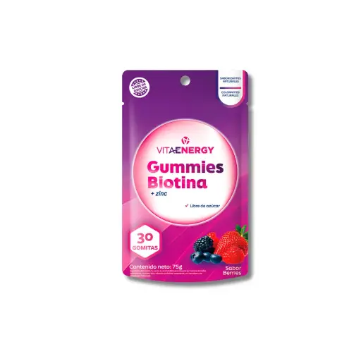 [899310] BIOTINA + ZINC VITAENERGY X30 GOMITAS