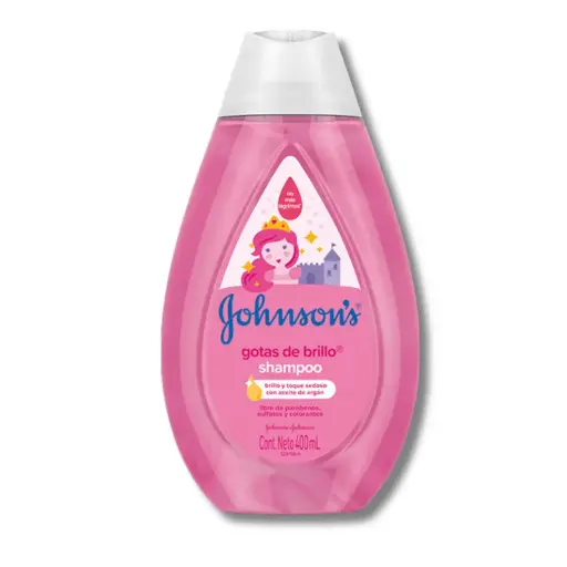 [9822640] SHAMPOO JOHNSONS BABY GOTAS DE BRILLO 400ML