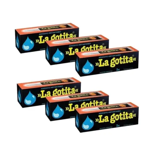 [301022] ADHESIVO LA GOTITA 2ML X6U