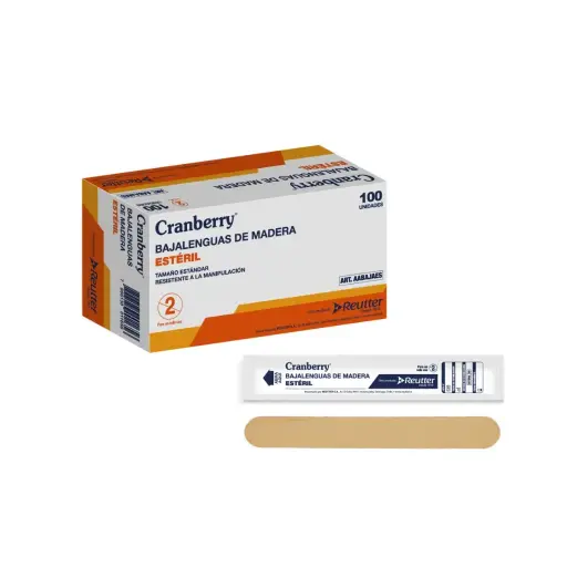 [553212] BAJALENGUAS DE MADERA X100U